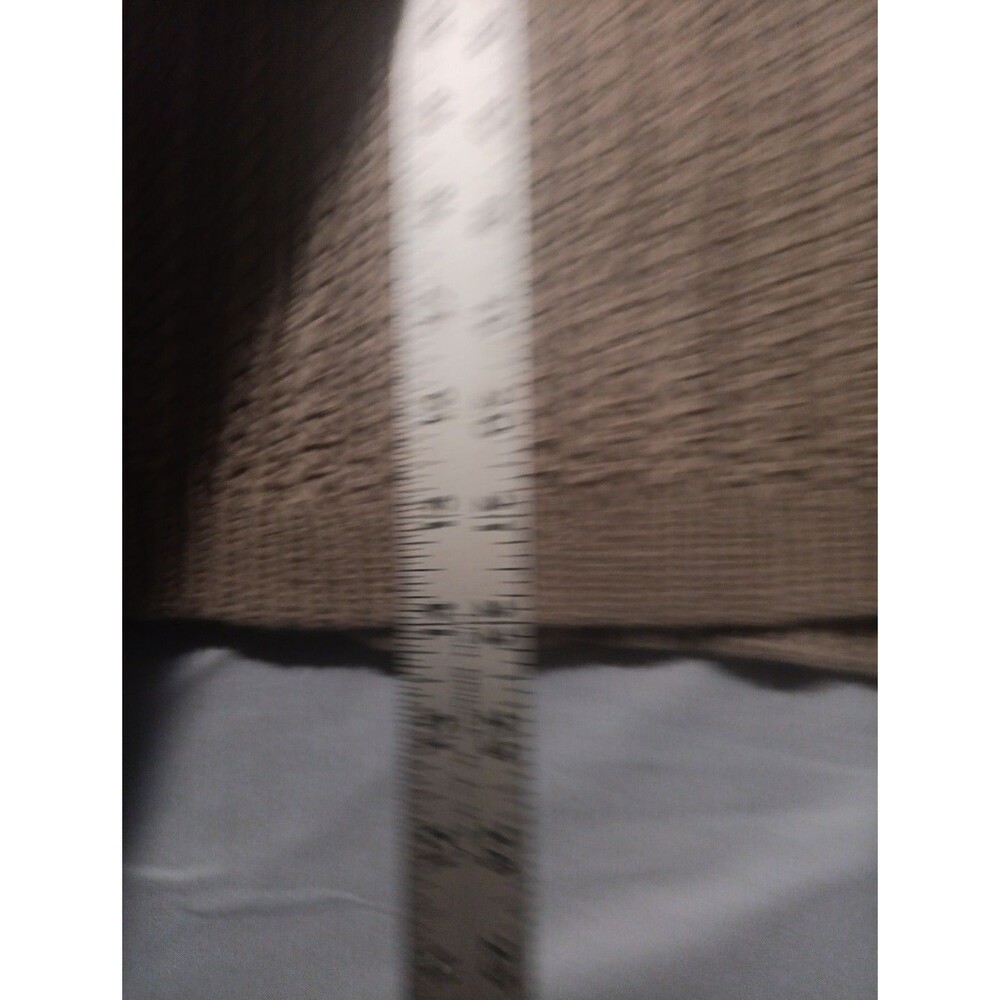 Vintage Woolrich Women's Cable Knit Cotton Full Zip Sweater Vest Size  XL Brown - Picture 5 of 5